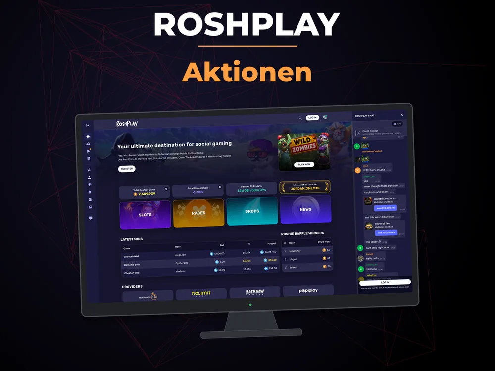 Roshplay - Aktionen