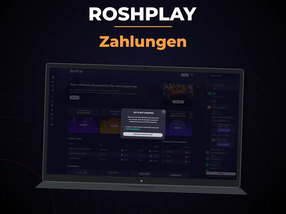 Roshplay - Zahlungen
