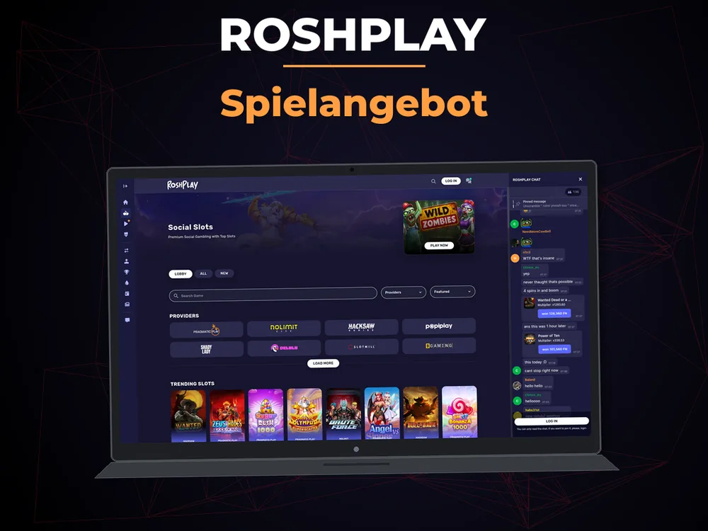 Roshplay - Spielangebot