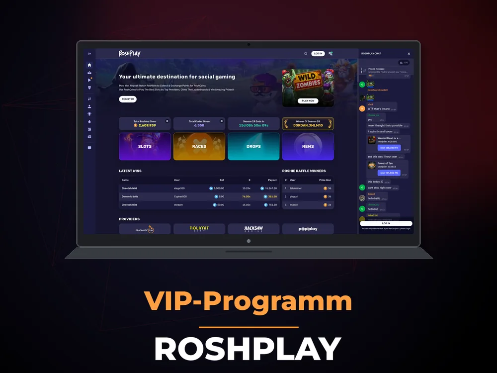 Roshplay - VIP-Programm